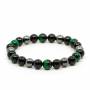 Bracciale Occhio di Tigre Pietra Naturale di Ossidiana Ematite Verde