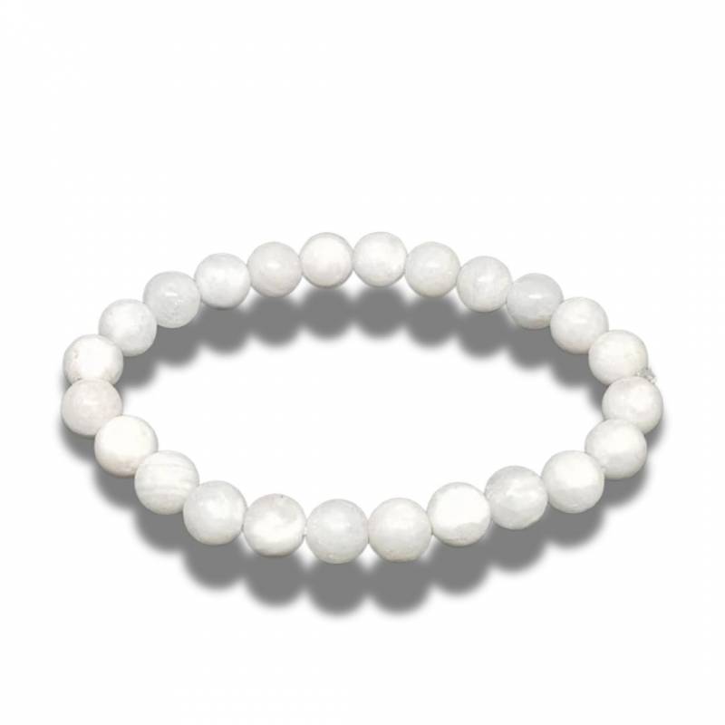 Bracciale per litoterapia con pietra di luna