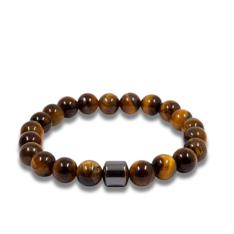 Bracciale occhio di tigre ed ematite