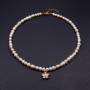 Collier en Perles d’Eau Douce Blanches et Rosées