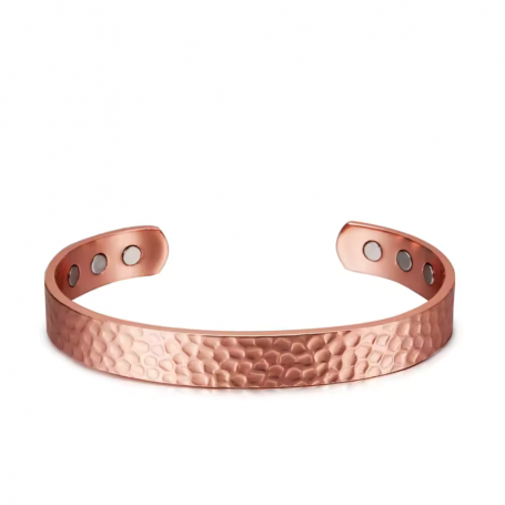Bracelet Magnétique Cuivre Martelé Bracelet Magnétique Cuivre Martelé