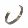 Bracciale magnetico in rame grigio