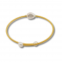 Bracelet Doré Perle d’Eau Douce Blanche