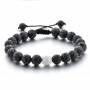 Armband Pierre De Lave Howlite Verstellbar