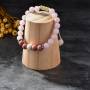 Bracciale Quartz Rose Pierre de Lava Lithotherapy
