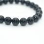 Schwarzes Turmalin-Armband Lithotherapie