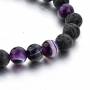 Armband Agate Und Lava Stein Lithotherapie