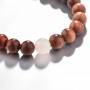 Bracelet Perles En Bois Quartz Rose lithothérapie