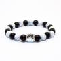 Armband Patte Howlite Onyx