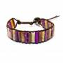 Bracelet Wrap Couleur Nature Lithothérapie