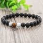 Braccialetto Howlite Onyx Tiger Eye