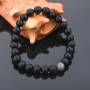 Armband Duo Labradorite Onyx Schwarz Lithotherapie Paar