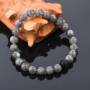 Armband Duo Labradorite Onyx Schwarz Lithotherapie Paar