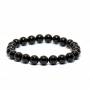 Schwarzes Turmalin-Armband Lithotherapie