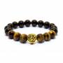 Bracelet lion Onyx œil de tigre