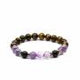 Braccialetto di ametista Black Tiger Onyx Eye