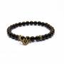 Bracciale Agate Black Duo Natural Pierre