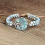 Amazonite Life Tree Comfort Bracelet