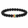 Bracelet LGBT Onyx Mat