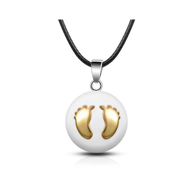 Bola Bianco Golden Gravidanza Chime