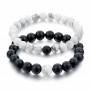 Bracciale Duo Howlite Onice 8 mm