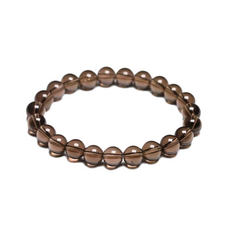 Bracciale in quarzo fumè