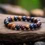 Bracelet Œil De Tigre-Faucon-Taureau