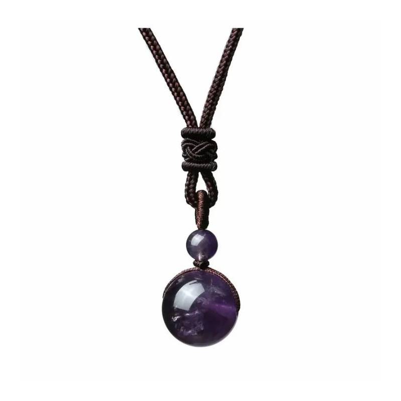 Amethyst Halskette spirituelle Eleganz - Energiebilanz