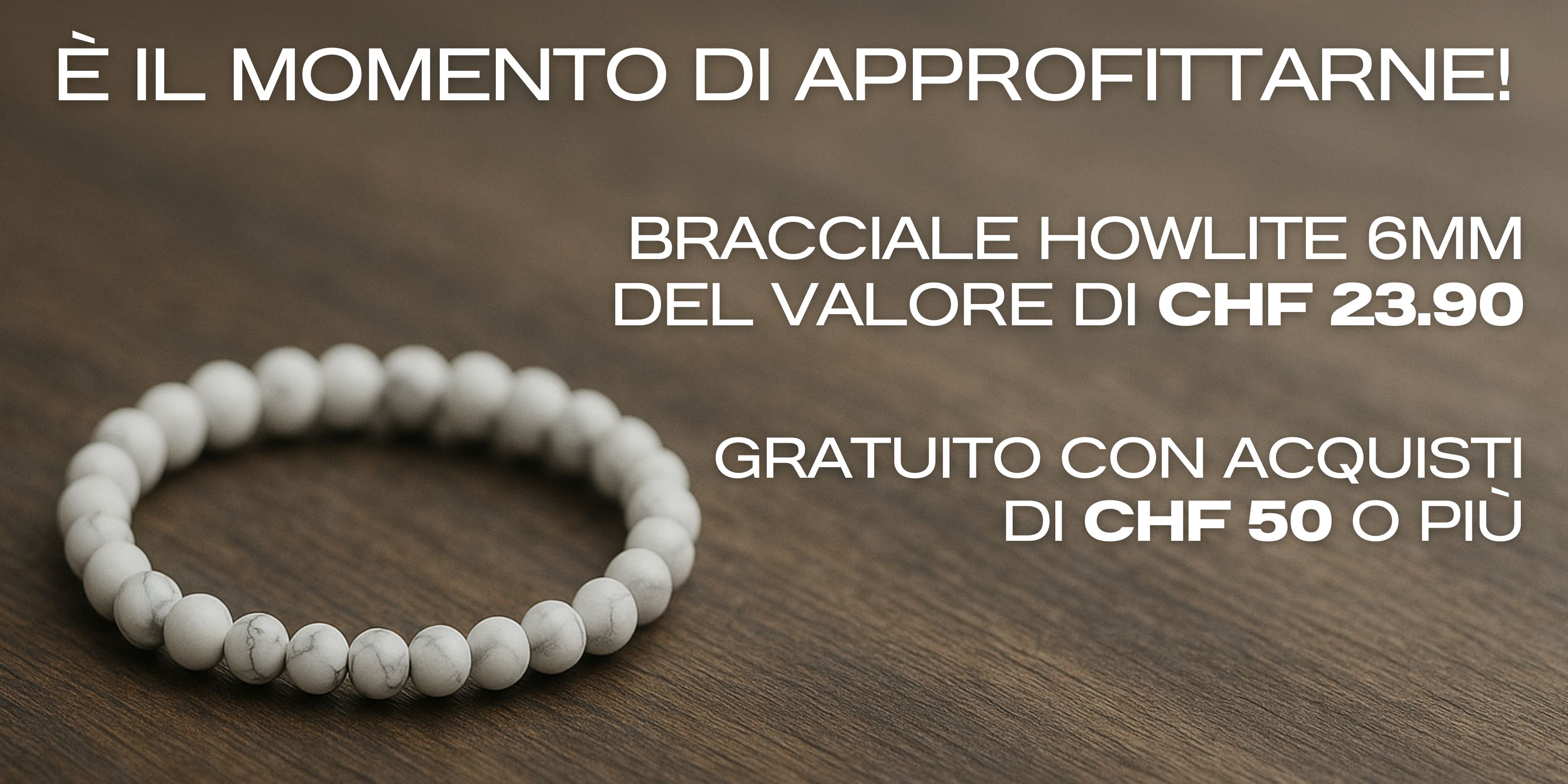 Offerta speciale del braccialetto Howlite